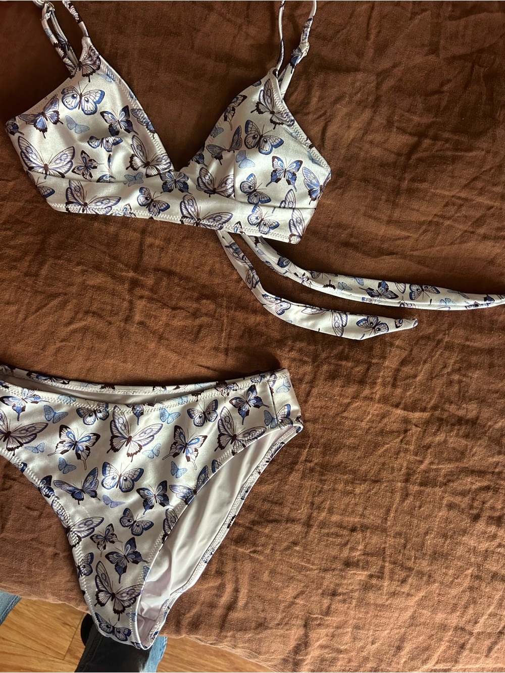 BLACKBOUGH 2 piece bikini metallic butterfly